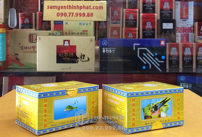 Tổ Yến Sào Khánh Hòa nguyên chất làm sạch hộp 3g - 011