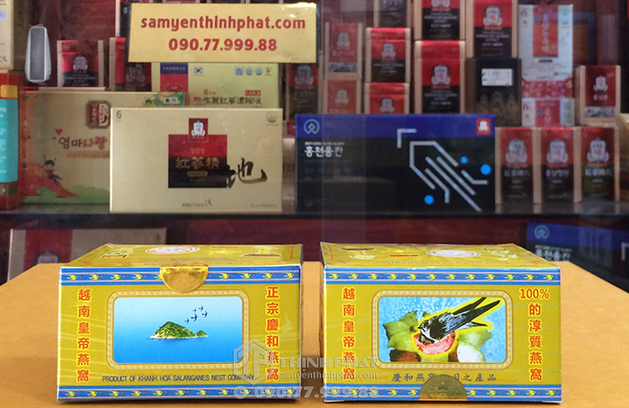 Tổ Yến Sào Khánh Hòa tinh chế 6 hộp 3g