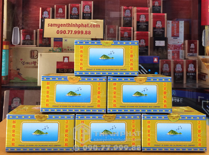 Tổ Yến Sào Khánh Hòa tinh chế 6 hộp 3g
