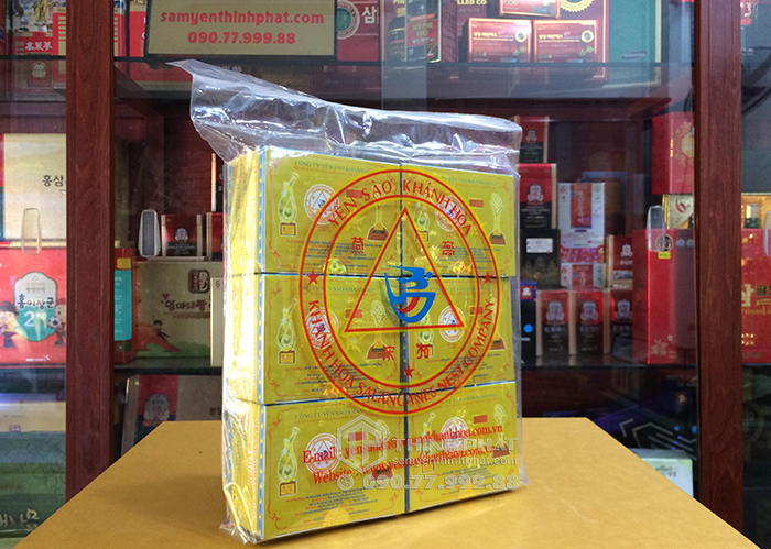 Tổ Yến Sào Khánh Hòa tinh chế 6 hộp 3g