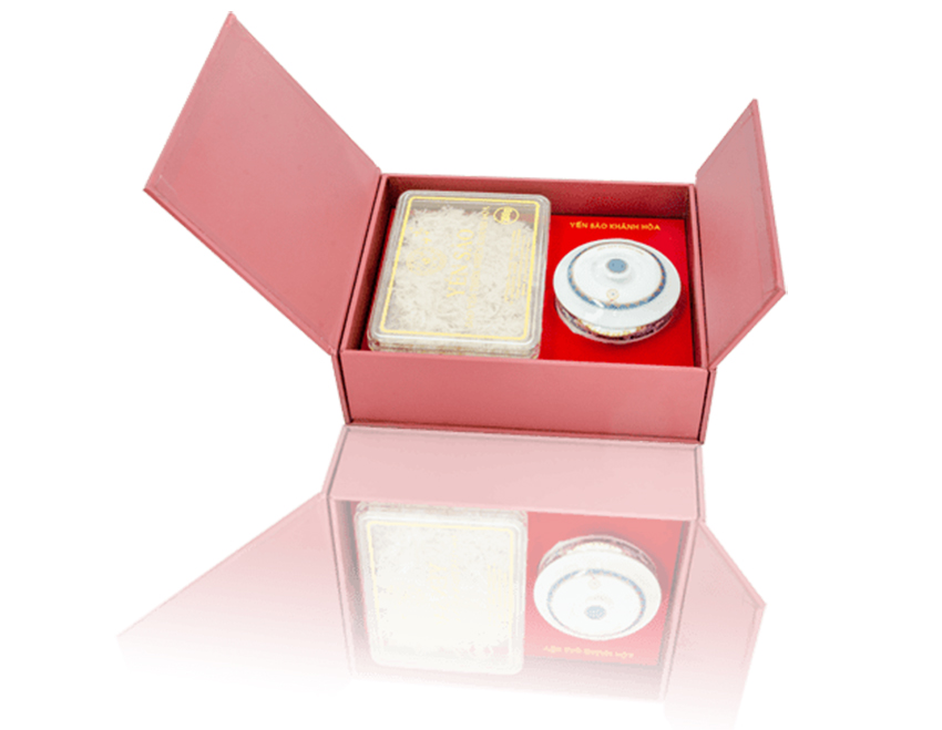 Tổ Yến Sào Khánh Hòa yến đảo thiên nhiên mẫu hộp quà tặng 100g - 014G