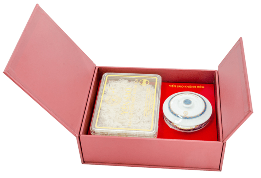 Tổ Yến Sào Khánh Hòa yến đảo thiên nhiên mẫu hộp quà tặng 100g - 014G