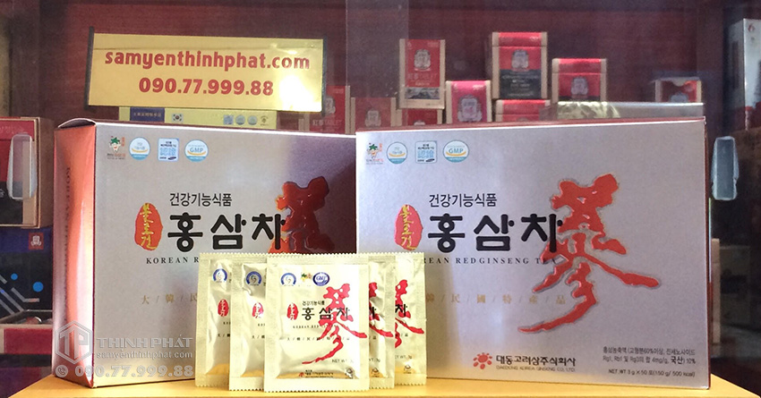 Trà hồng sâm hàn Quốc cao cấp Deadong 50 gói