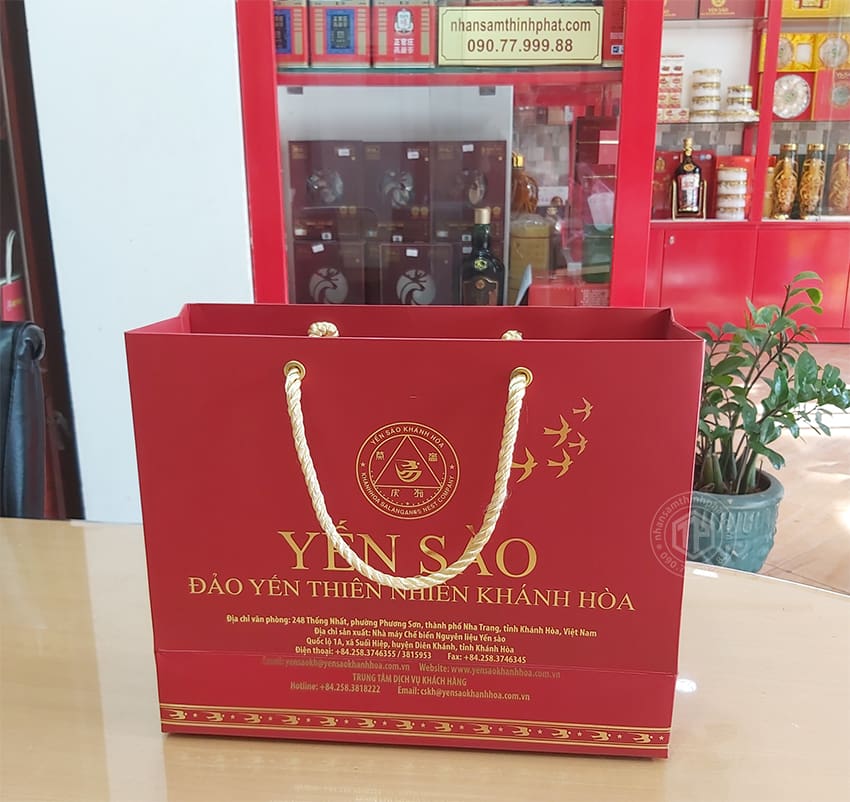 Túi yến Khánh Hòa hộp quà tặng