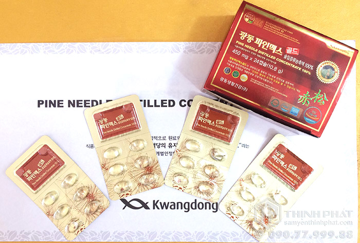 Viên Tinh Dầu Thông Đỏ Hàn Quốc Kwangdong 120 Viên