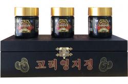 Cao linh chi núi Hàn Quốc cao cấp hộp gỗ đen 3 lọ x 120g gold